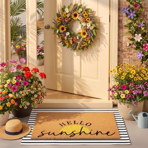 Tinideya 2 23.6 X 35.4 Inches Sunshine Yellow Brown - Image 3