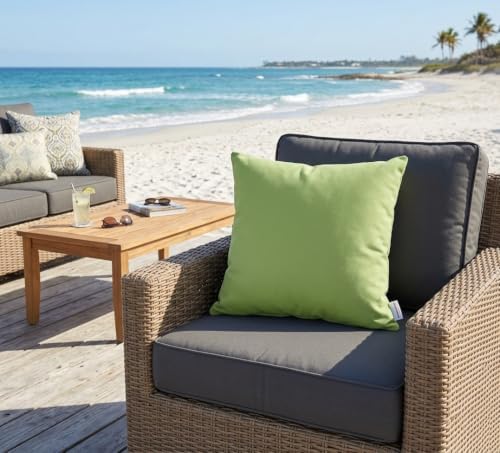 Outdoor/Indoor Sunbrella Throw Pillows Square Set of 2 Pieces 16 inch x 16 inch Canvas Macaw - Cover Only, Insert Not Included - Image 4