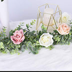 DearHouse 6 Pack Faux Eucalyptus Garland Plant, Artificial Vines Hanging Eucalyptus Leaves Greenery Garland for Wedding Backdrop Arch Wall Decor, 5.9 Feet/pcs UV Protected Indoor Outdoor - Image 5
