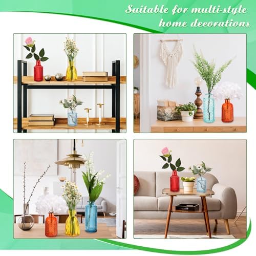 Yaomiao 30 Pcs Glass Bud Vases Centerpieces, Bright Color - Image 6
