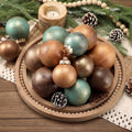 Yunlly 18 Pcs Neutral Christmas Ornaments Rustic Vintage Xmas Tree Decor by Yunlly
