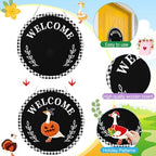16 Pcs Interchangeable Helloween Welcome Sign, 12 Inch,Black - Image 3