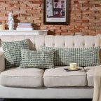 AmHoo Boho Chenille Pillow Cover Decorative Tufted Pillowcase for Couch Bed Sofa Bedroom Living Room Modern 14 x 36-Inch Sage Green - Image 5