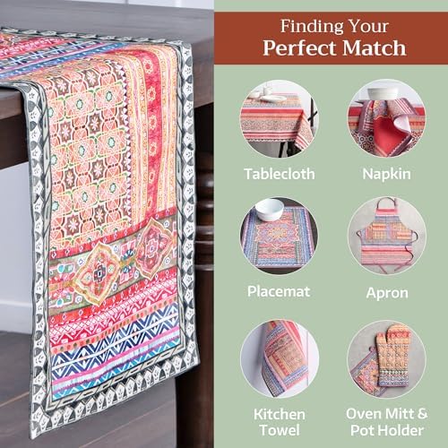 Maison d' Hermine Table Runner 100% Cotton 14.50" x 108" (Single Layer) - Image 5