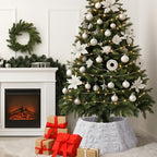 Soulchen Faux Fur Christmas Tree Collar 24" - Image 4