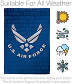 Breeze Decor US Air Force Garden House Flag - Kit Armed Forces USAF United State American Military Veteran Retire Official - Decoration Banner Small Yard Gift Double-Sided Imported 28 X 40 - Image 6