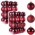 TranquilBliss Christmas Ball Ornaments, 48-Pack, 2.5-Inch, Red by Unknown