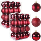 TranquilBliss Christmas Ball Ornaments, 48-Pack, 2.5-Inch, Red by Unknown