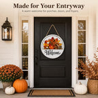 Interchangeable Door Sign, 12 In Wooden Welcome Sign for Front Door (2 Set * 12Pcs) - Image 5