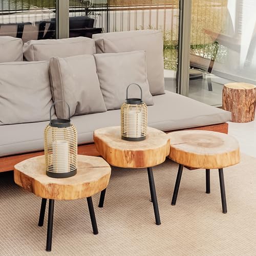 Natural Rattan Boho Lanterns - Handcrafted Chic Farmhouse Decor for Home - Image 6