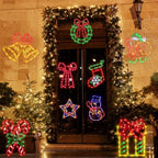 TRWYMZ Christmas Decorations - 16" Christmas Window Silhouette Lights - Image 6