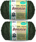 Pepperell Bonnie Braid Macrame Cord | 6mm x 100yd | Jade (Value 2-Pack) | Twisted Polypropylene Cord for DIY Crafts, Plant Hangers, Wall Hangings, Crochet & Macrame | Long-Lasting, Vibrant Color by PepperellCrafts
