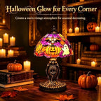 Handcrafted Halloween Painted Lamp - Image 4