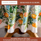 Maison d' Hermine Table Cloth Round Table Reusable 100% Cotton 69" Diameter - Image 2
