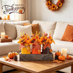Fall Thanksgiving Table Decor, Farmhouse Centerpieces for Tables - Image 3