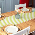 AmazingSpark Striped Table Runner Roll,Light Green,50' Long X 16" Wide - Image 5