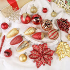 SHareconn 106 PCS Christmas Ball Ornaments for Christmas Tree Decorations - Image 3