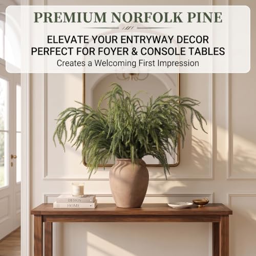 Montekin 4 Pcs 36 Inch Real Touch Christmas Norfolk Pine Branches - Image 7