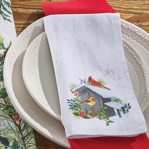 Park Designs Holiday Cardinal Love Napkin Set of 4 - Image 5