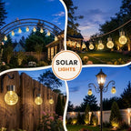 GIGALUMI Solar Lights Outdoor Hanging Lantern Garden Decor for Outside 16Pc - Image 6