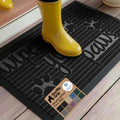 GORILLA GRIP WeatherMAX Door Mat, Indoor Outdoor Use, 35x23, Black Paw by GorillaGrip