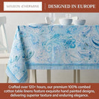 Maison d' Hermine Table Cloth Rectangle Table 100% Combed Cotton 70"x108" - Image 3