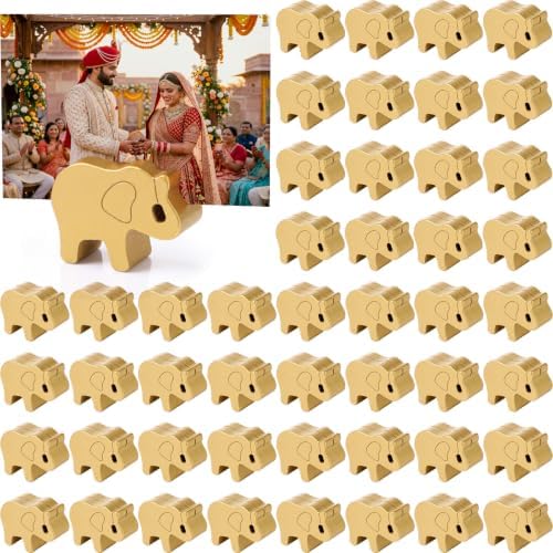 48 Pcs Indian Wedding Decor Ganesha Place Card Holders Diwali Party Favors by SiliFine