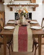Table Runner, 13.8" × 72", 100% Natural Ramie, Handwoven - Image 3