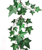 Larksilk 6 Ft Silk English Ivy Garland 6-Pack, Faux Greenery Vine - Image 4