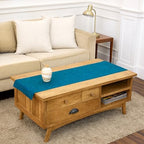 Solino Home 100% Pure Linen Dining Table Runner Teal, Athena 14 x 60 in by SolinoHome