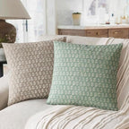 Foindtower Decorative Floral Print Throw Pillow Covers 22×22 Inch,Aqua Blue - Image 4