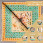 Maison d' Hermine Cloth Napkins Set of 4 Reusable 100% Cotton (20" x 20") - Image 6