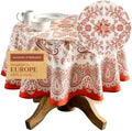 Maison d' Hermine Table Cloth Round Table Reusable 100% Cotton 63" Diameter by MaisondHermine