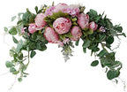 Wedding Arch Flowers 30 Inch Rustic Artificial Floral Swag Decor by H%26S+BRIDAL