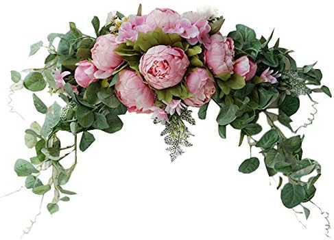 Wedding Arch Flowers 30 Inch Rustic Artificial Floral Swag Decor by H%26S+BRIDAL