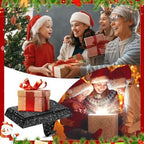 Huwena Metal Christmas Stocking Holders Shiny, Stylish, Black, 12 Pcs - Image 7