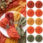 Mixweer 100 Pcs Gauze Cheesecloth Napkins 19.7 x 19.7 Inch, Fall by Mixweer