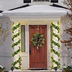 4 Pcs Christmas Front Porch Decoration Outdoor Set Columns Decor by Unknown