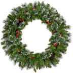National Tree Company 30in Pre-Lit Crestwood Spruce Christmas Wreath by Unknown