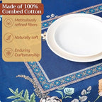 Maison d' Hermine Placemats Set of 4 Reusable 100% Combed Cotton (13"x19") - Image 4