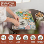 Maison d' Hermine Placemats Set of 4 Reusable 100% Cotton (13"x19") - Image 4