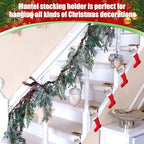 Zonon 4 Pcs Christmas Stocking Holders for Mantle, Bronze - Image 5