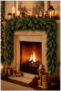 9FT Touch Fake Christmas Cedar Garland, Realistic Plant(1Pcs) by Unknown