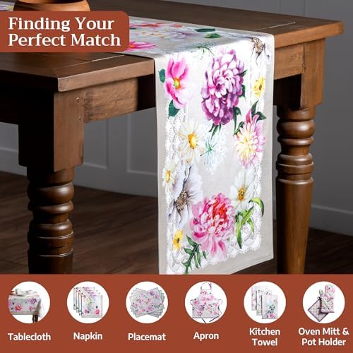 Maison d' Hermine Table Runner 100% Cotton 14.50" x 72" (Double Layer) - Image 4