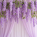 Lyrow 60 Pack Artificial Purple Wisteria Floating Garland, Ceiling Hanging Flower Vines, Enchanted Themed Decorations, Whimsical Party Coquette Aesthetic Fairy Room Decor, Garden Wedding Wall Decor by Lyrow
