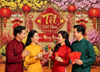Vietnamese New Year Backdrop 2027 Tết Việt NAM Lunar New Year Party Decor - Image 2