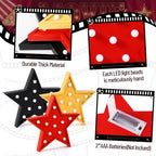 Novabright 4 Pcs Movie Light up Signs Theater Star Letters LED Decor - Image 4