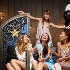 Leinuosen 5 ft Starry Movie Night Gate Cardboard Stand up Party Decorations Under The Stars Cutout Life Size Movie Night Award Prop Prom Homecoming Wedding Birthday Party Backdrop Decor - Image 5