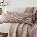 Foindtower Long Floral Print Lumbar Throw Pillow Covers 14×36 Inch,Wine Red by Foindtower