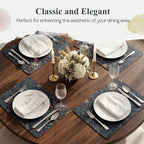 Pimpernel Sara Miller India Placemats (Set of 4) - Decorative Set Up with Hummingbird Paradise Design - Stylish Table Settings with Cork Backing for Dining & Entertaining - Unique for Gifts - Image 5